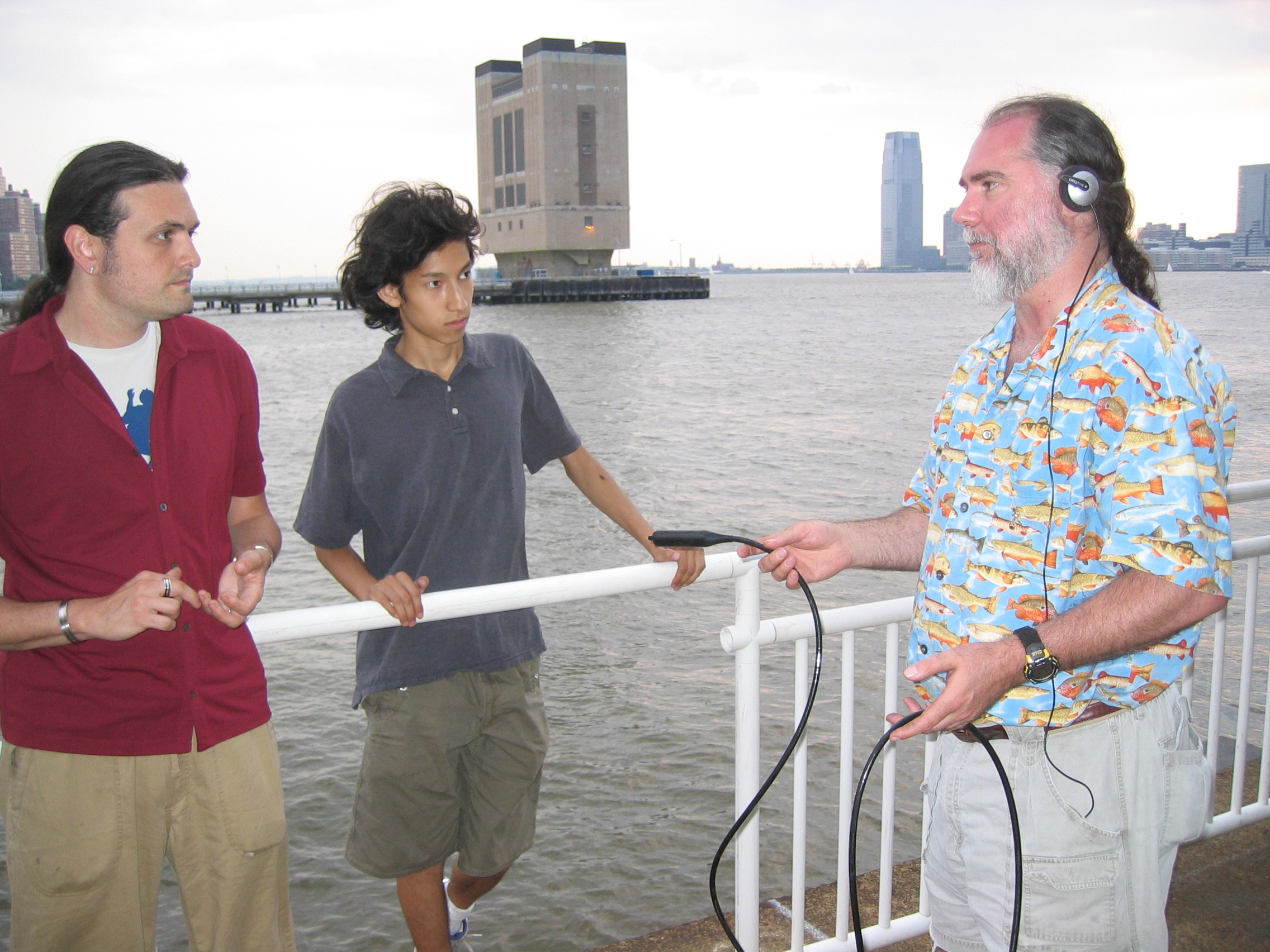 Dr. Rountree and staff of the River Project in NYC